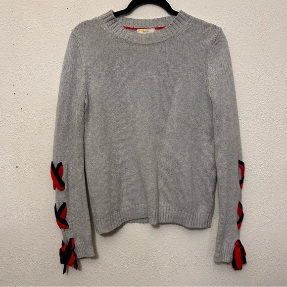 Boden Angelica Knit Sweater Tie Detail Sleeves Small - Picture 2 of 5